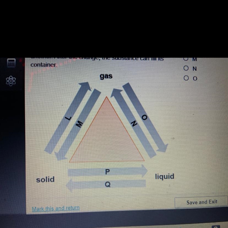 *NEED HELP ASAP* The diagram shows changes of state between the solid liquid and gas-example-1