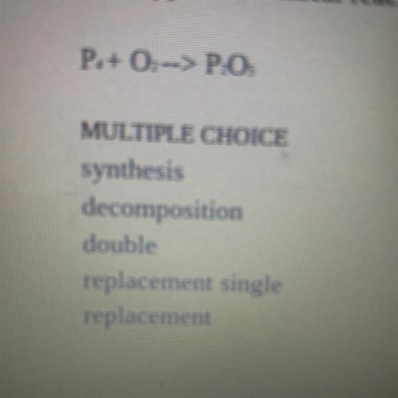 What type of chemical reaction does this equation represent?-example-1