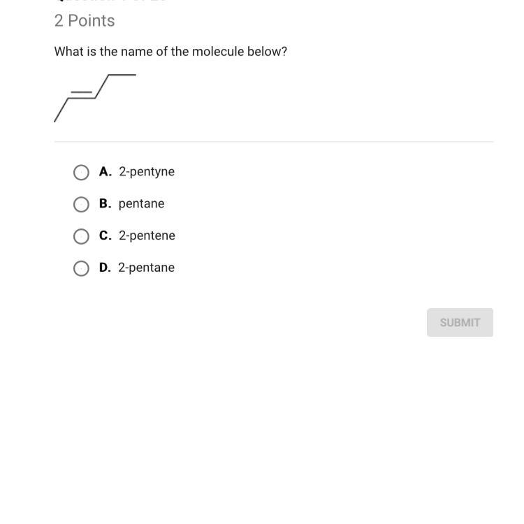 So...I’m really not sure if it’s B or C..because when I looked up 2-pentene the image-example-1