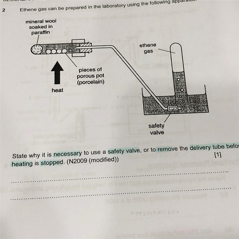 Hi:) why is it necessary to use a safety valve / remove the delivery tube before heating-example-1