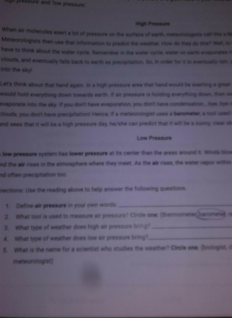 What type of weather does high air pressure bring​-example-1