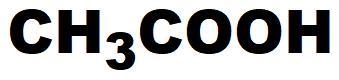 The following is the chemical formula for Acetic Acid. Which answer lists the correct-example-1