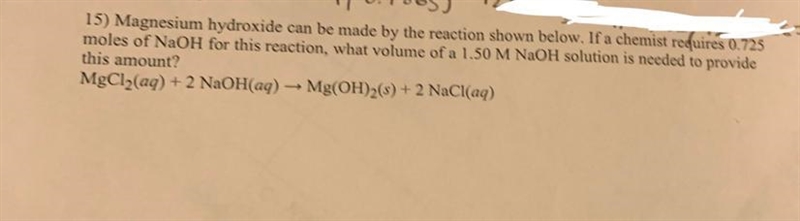 How can I find the solution needed for amount of reaction?-example-1