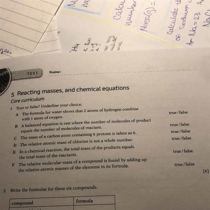 True or false questions.-example-1