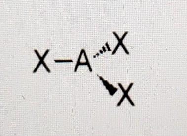 Which term describes this molecular shape? A. Tetrahedral B. Trigonal planar C. Bent-example-1