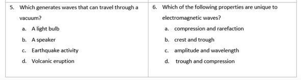 Can someone please help me ik that question 2) is d. and that question 4) is c.-example-2