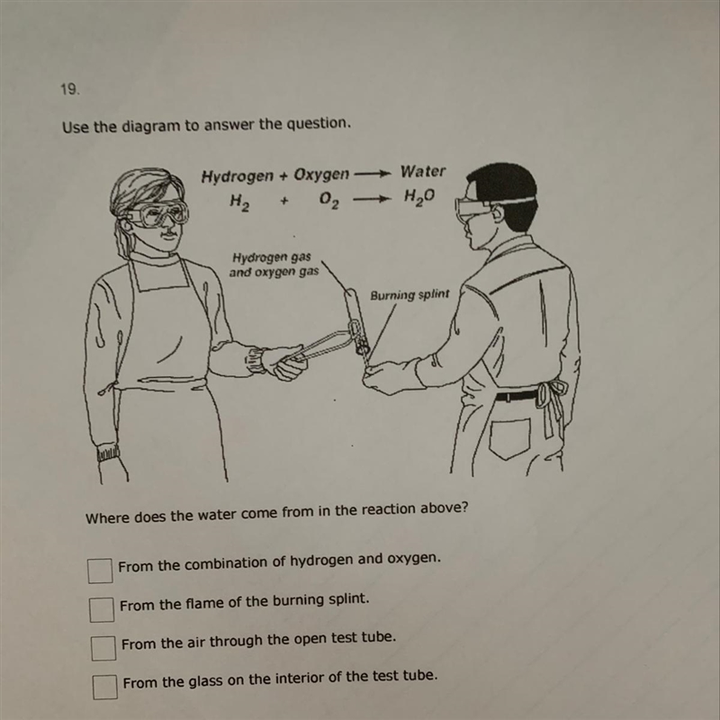 Where does the water come from in the reaction above?-example-1