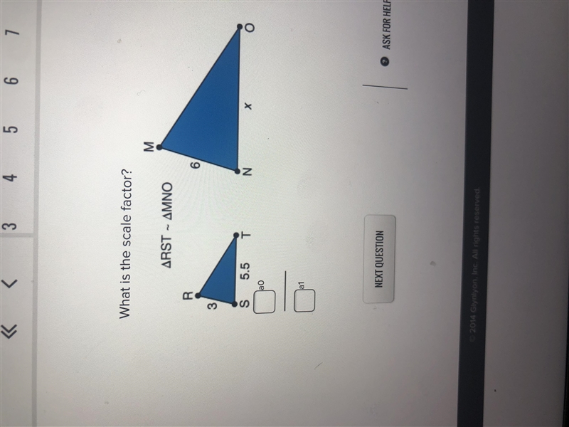 What is the scale factor?-example-1