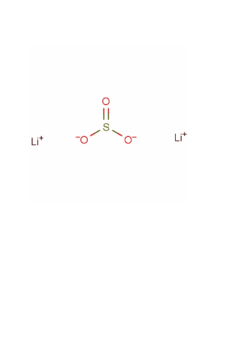 How many atoms and ions does lithium sulfite have?-example-1