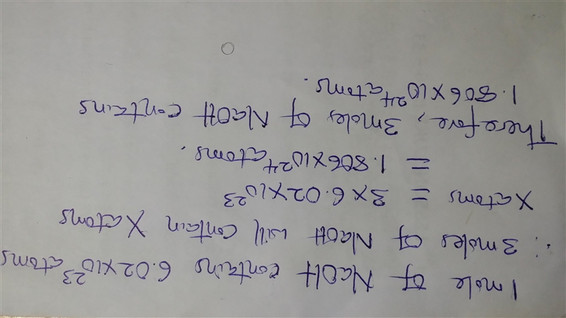 How many atoms are presented in 3.8 moles of sodium hydroxide, NaOH-example-1