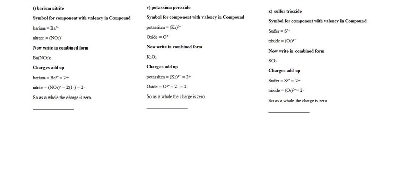 6. Write the formula of each compou ach compound(make charges add up to be zero) a-example-2