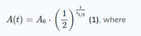 If you have a 2700 gram sample of C-14 and 12 half-lives have passed how much of your-example-1