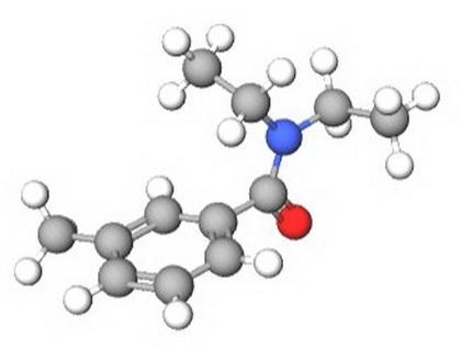 How many grams of carbon can be obtained from 127 g of DEET, C12H17NO?-example-1