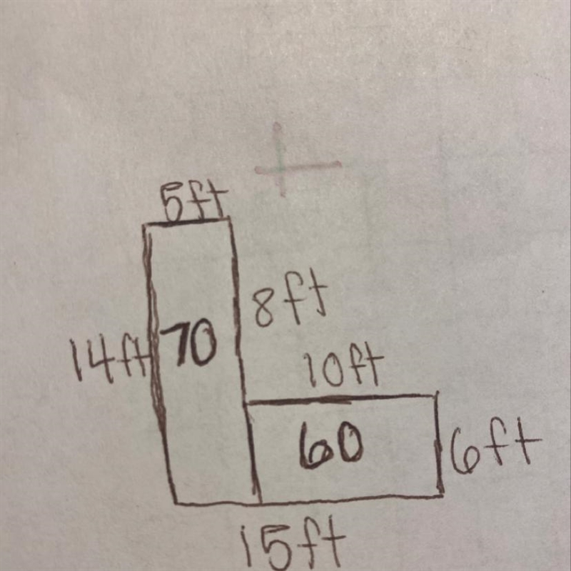 Find the perimeter of the figure below. Notice that one side length is not given. Assume-example-1