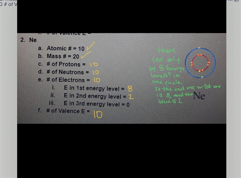 a. Atomic #= 3 b. Mass #=7 c. # of Protons = d. # of Neutrons = e. # of Electrons-example-1