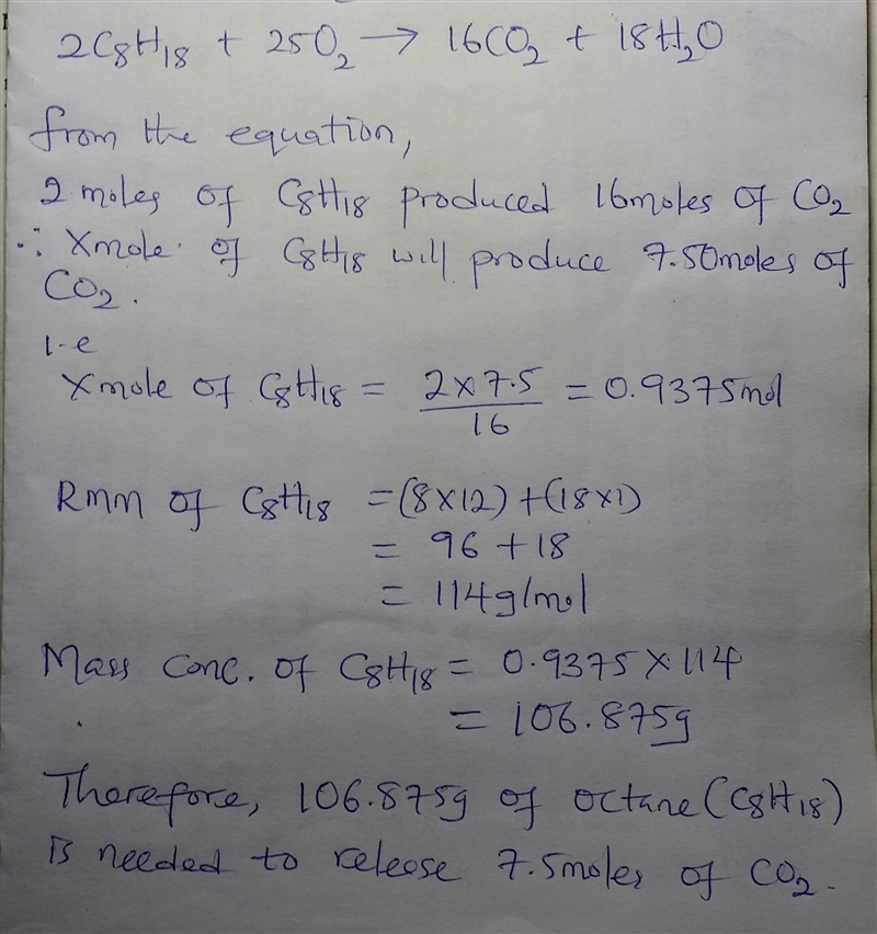 Carbon dioxide is a green house gas that is linked to global warming. It is released-example-1