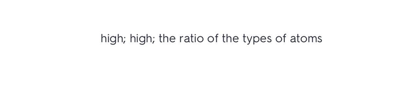 The chemical formula of a network solid indicates BLANK in the molecule.-example-1