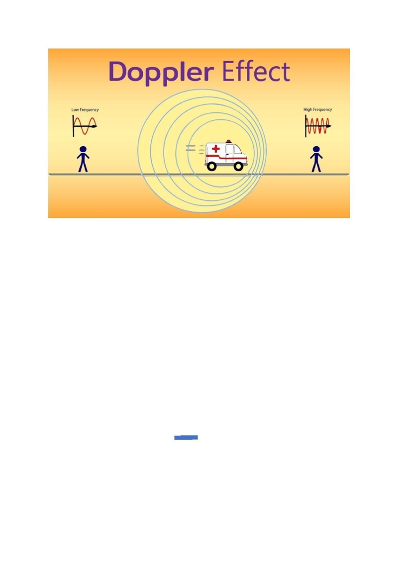 The Doppler effect related change in wave frequency to what?-example-1