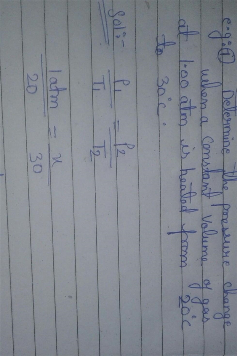 Pls give me example of gay lussac law and solve the example​-example-1