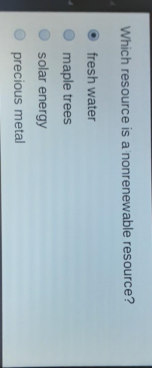 Which resource is a nonrenewable resource?​-example-1