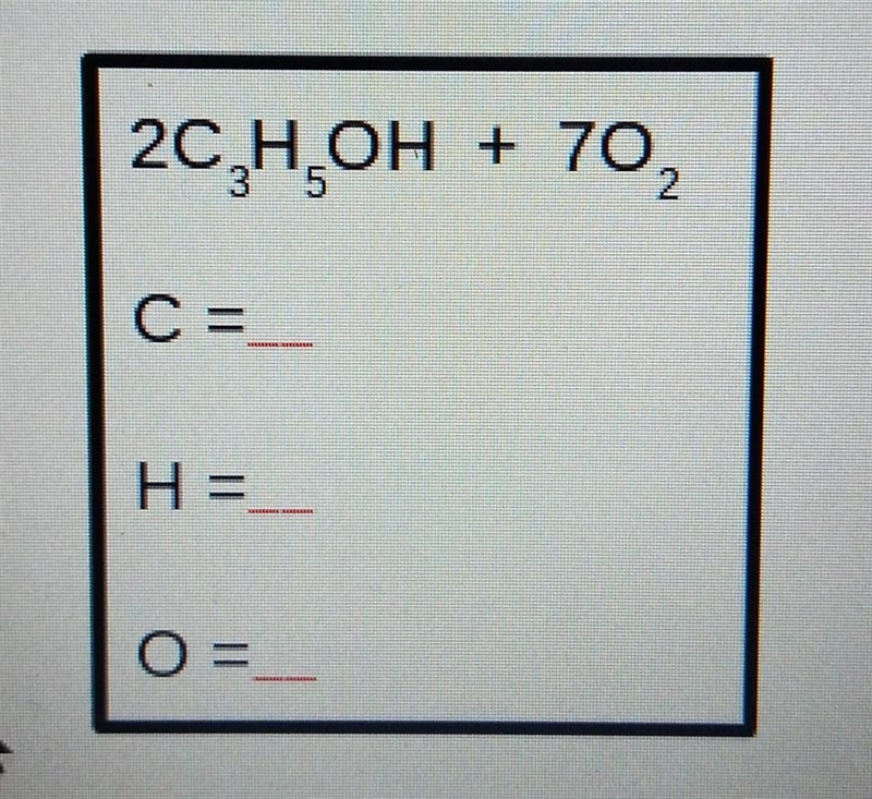 PLEASE HELP!! How many atoms are in the following compound. ​-example-1