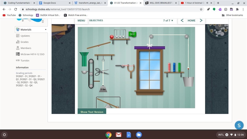 Just need some help List three examples of where potential energy is transformed to-example-1