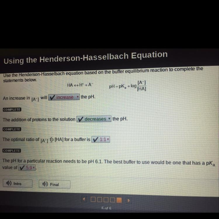 Use the Henderson-Haaselbach equation based on the buffer equilibrium reaction to-example-1