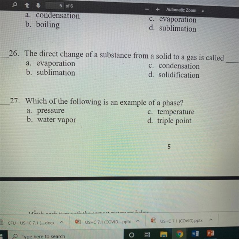 Which of the following is an example of a phase?-example-1