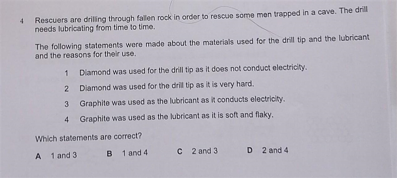 Which statements are correct? ​-example-1