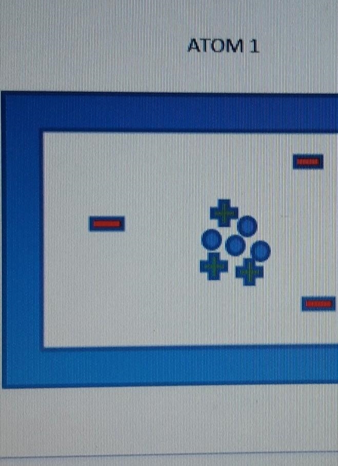 The number of protons present in ATOM 1 is______ The number of electrons present in-example-1