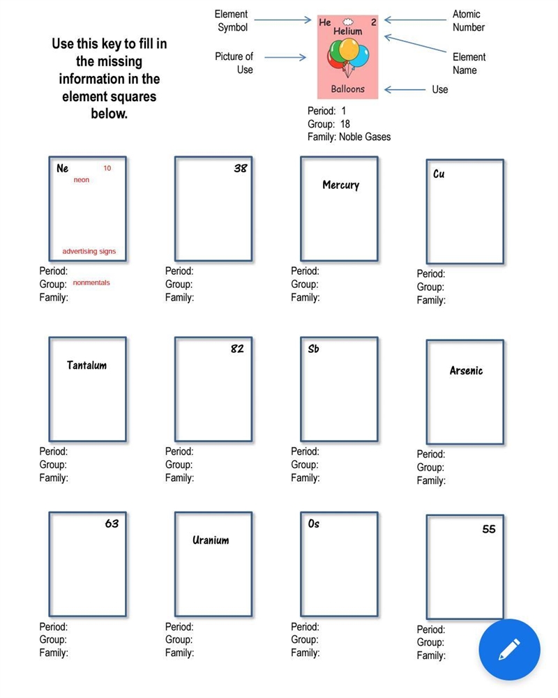 Help science periodic table-example-1