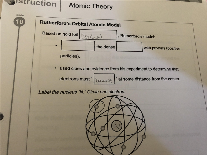 Atomic theory question Rutherford’s model-example-1