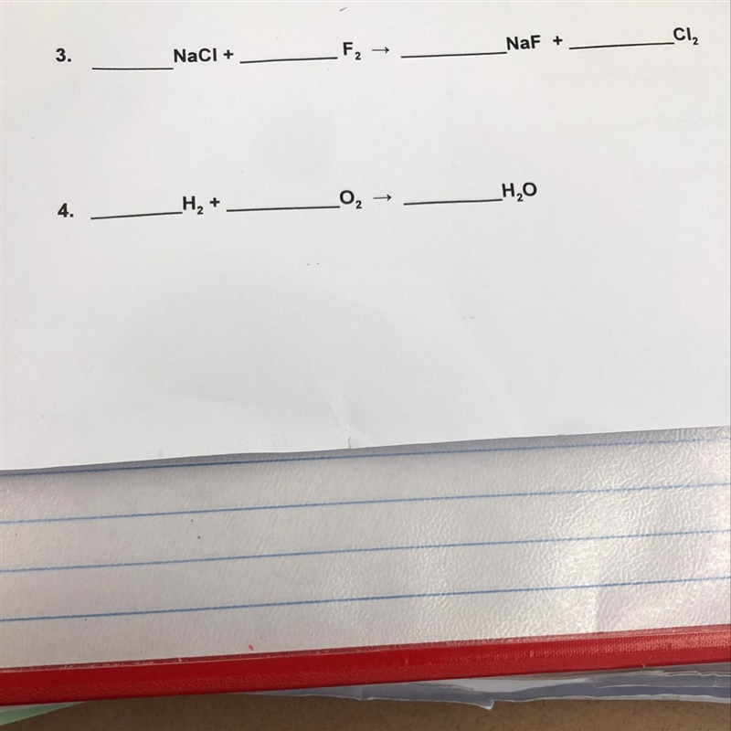 Need Help!!!!!!! Balance equations-example-1