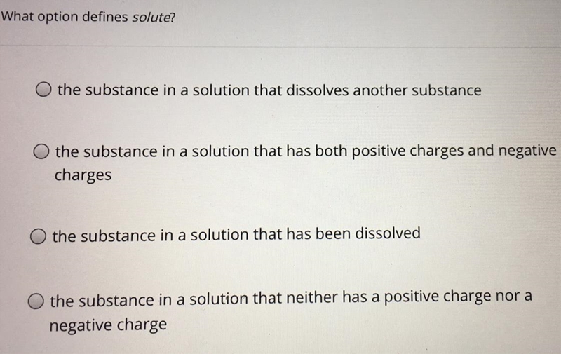 Which option defines solute?-example-1