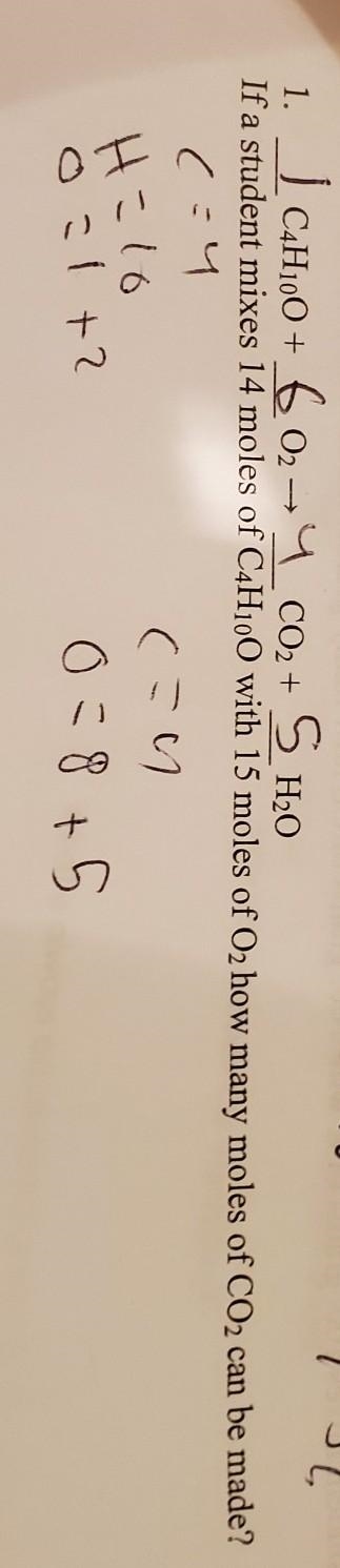 2 _ Pb(SO )2 - LINO: –> Pb(NO3)4 + Li2SO4 li a student mixes 14 moles of C4H10O-example-1