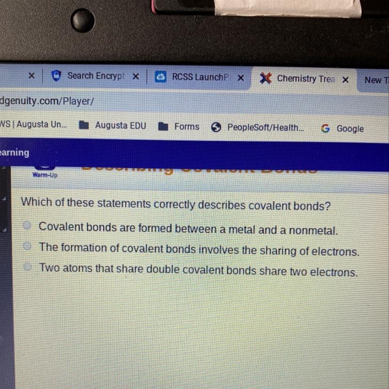 Which of these statements correctly describes covalent bonds-example-1