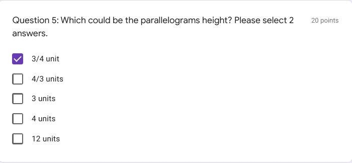 The area of a parallelogram is 18 square units.one side of the parallelogram is 24 units-example-1