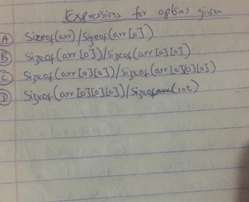 Suppose a four-dimensional array has been declared within the scope you are currently-example-1