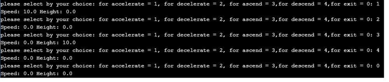 Create a Python project fly_drone. Add a Python file drone.py to this project. Define-example-1