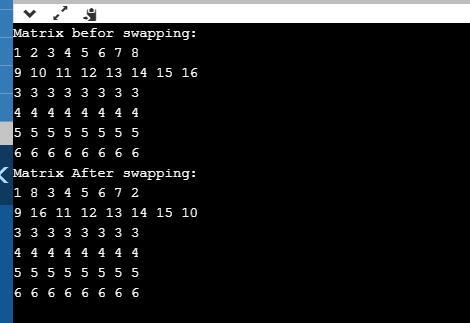 Assume that a two-dimensional rectangular array of integers called matrix has been-example-1