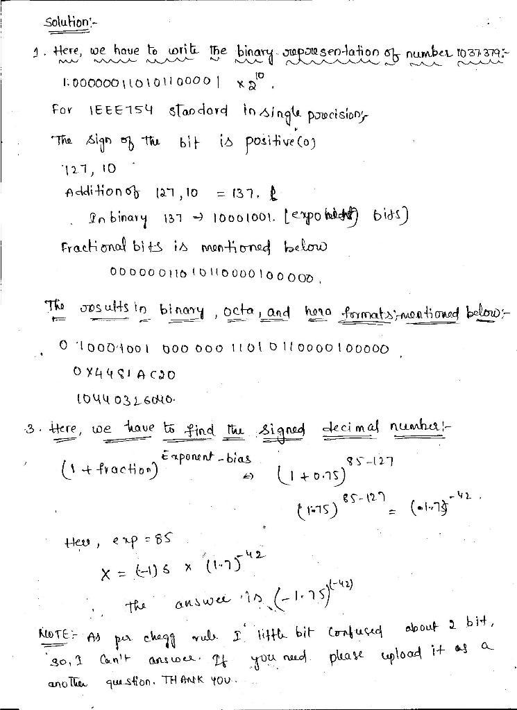 2. Write the binary representation of number 1037.379 in IEEE 754 standard in single-example-1