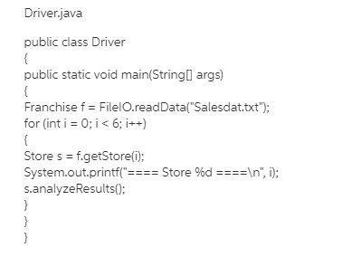 Write a program that opens the salesdat.txt file and processes it contents. The program-example-4