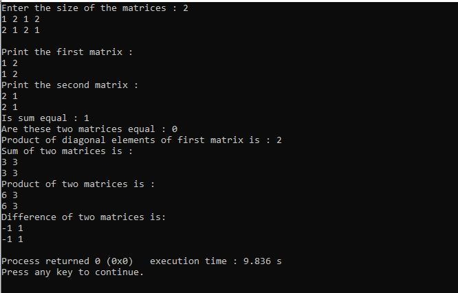 A dynamic integer matrix is a two dimensional array of integers. It can also be described-example-1