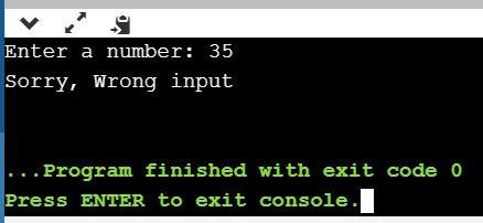 Write a program which reads in a single integer 0 <= n < 30 and prints out the-example-1