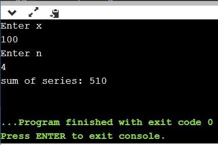 For this lab, youhave to write a programnamedseriesFunction.cthat prompts user to-example-1