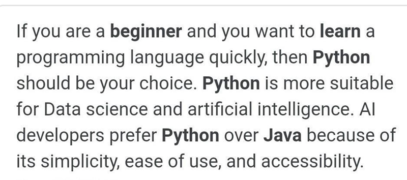 What is better to use for start Python or Java?-example-1