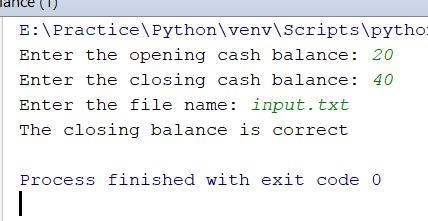 A manager keeps a record of daily each transaction in input.txt. Each line contains-example-3