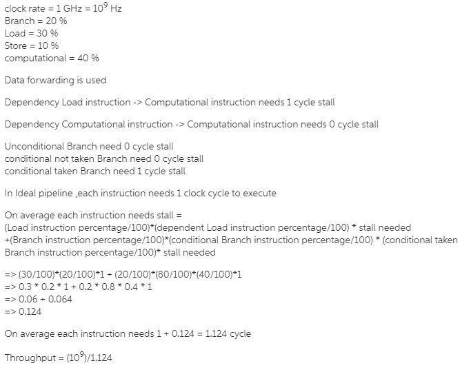 Assume all memory accesses are cache hit. 20% of the Load instructions are followed-example-1