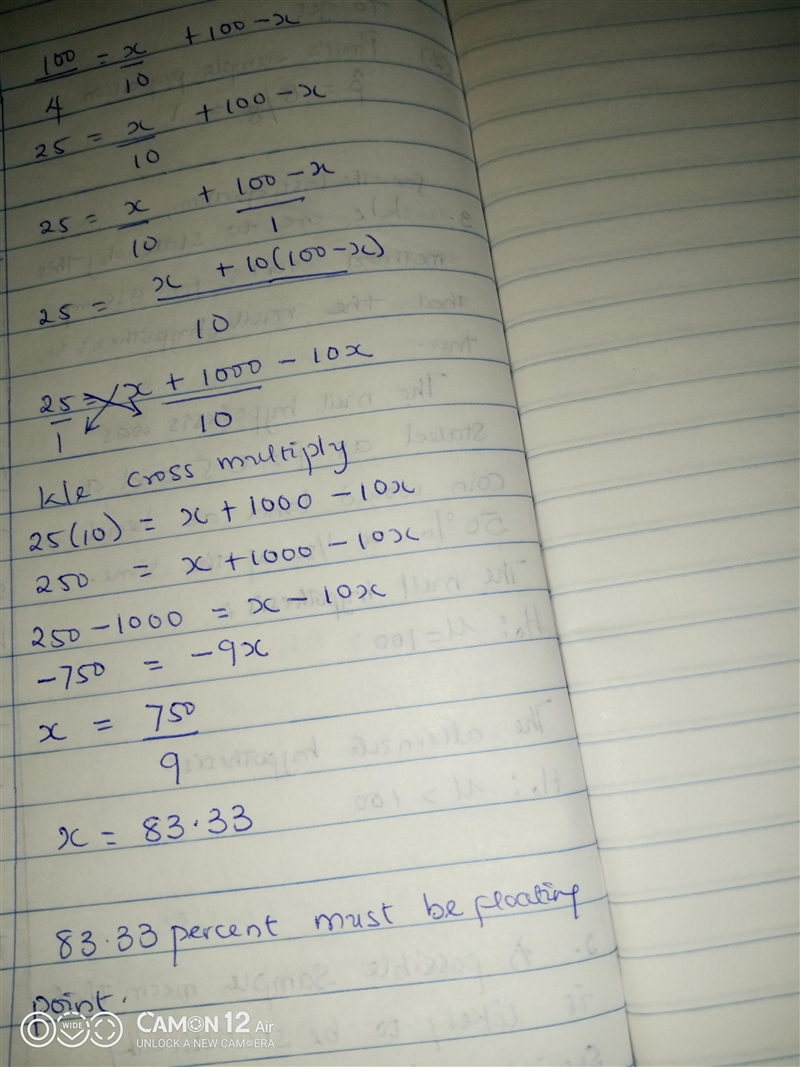 Suppose that we can improve the floating-point instruction performance of a machine-example-1