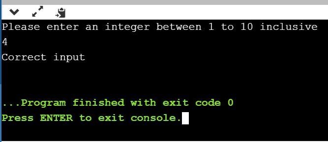 Create a program in Python that prompts the user to enter an integer number within-example-3